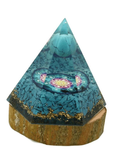Orgone Pyramids Spiritual Crystal Protection EMF Protection Spiritual Decor Office Decor Psychic Gifts Anxiety Relief Items