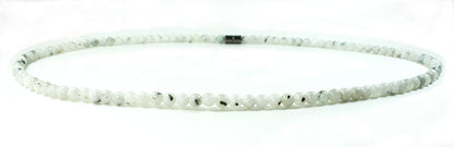 Men's Healing Crystal Necklace - 16/19/24/30 Inch Beaded Chains with 6/8/10/12/14/16mm Gemstones Handmade in USA