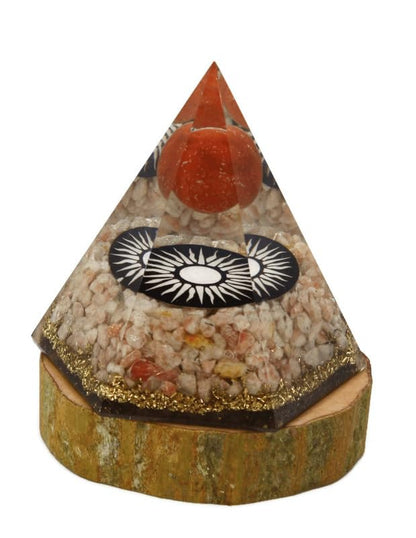 Orgone Pyramids Spiritual Crystal Protection EMF Protection Spiritual Decor Office Decor Psychic Gifts Anxiety Relief Items