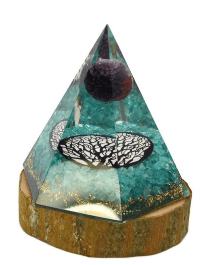 Orgone Pyramids Spiritual Crystal Protection EMF Protection Spiritual Decor Office Decor Psychic Gifts Anxiety Relief Items