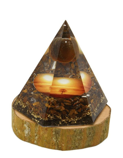 Orgone Pyramids Spiritual Crystal Protection EMF Protection Spiritual Decor Office Decor Psychic Gifts Anxiety Relief Items