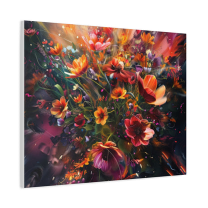 Flower Power Matte Canvas, Stretched, 1.25"