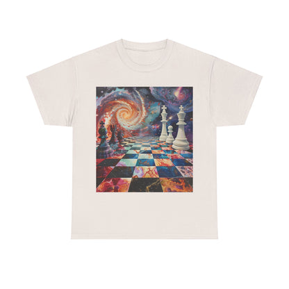 Cosmic Chess Unisex Heavy Cotton Tee