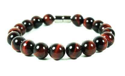 Auras by Osiris Rose Quartz Bracelet - 8mm Healing Crystal for Love, Unisex