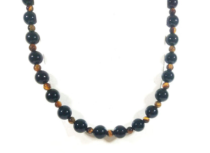 Auras by Osiris Beaded Necklaces for Men Healing Crystal Protection Stone Mens Necklaces Handmade in USA by Master Shaman