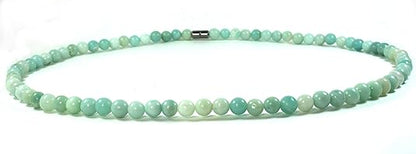 Auras by Osiris Crystal Necklace for Men/Women 6/8/10mm Beaded Gemstone Necklaces 19/24/30 Inch Necklace Strand Healing Crystals Jewelry