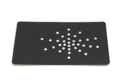 Vintage Temporary Tattoo Made with Genuine Swarovski Crystals | Crystal Stickers Body and Face Jewels for Festivals and Raves