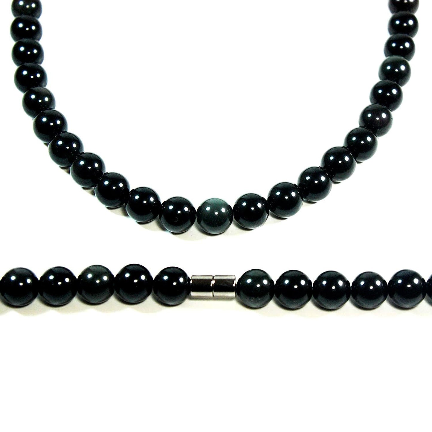 Crystal Necklaces Spiritual Protection Beaded Necklaces for Men/Women Gemstone Crystals and Healing Stones Jewelry Handmade in USA by Master Shaman
