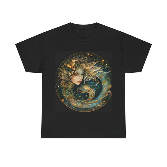 Ophiuchus zodiac Unisex Heavy Cotton Tee