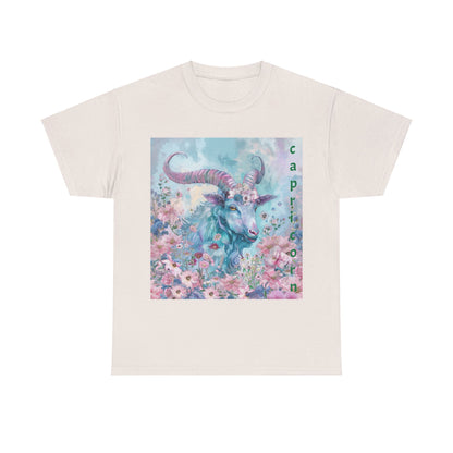 Zodiac Capricorn Unisex Heavy Cotton Tee