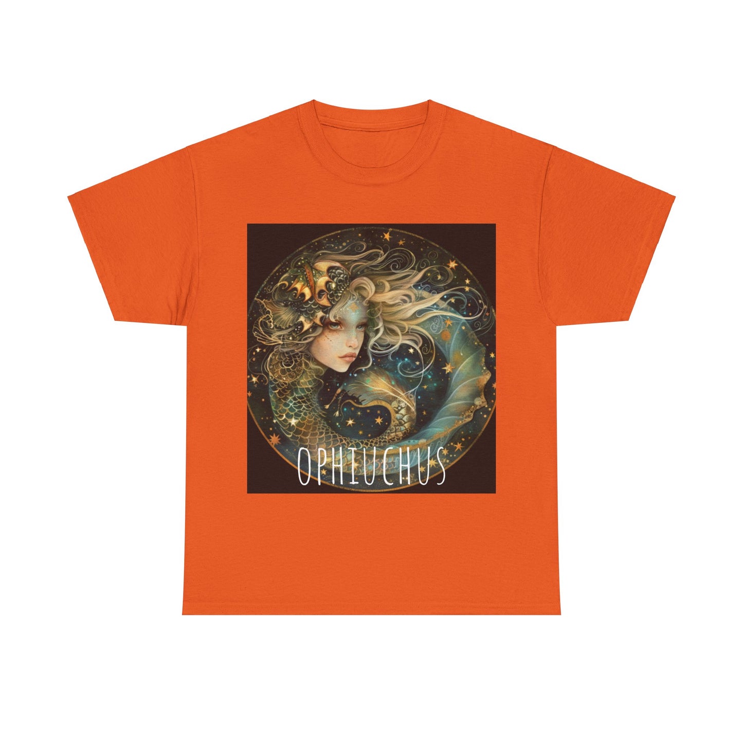 Zodiac Ophiuchus Unisex Heavy Cotton Tee