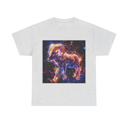 Aries zodiac Unisex Heavy Cotton Tee