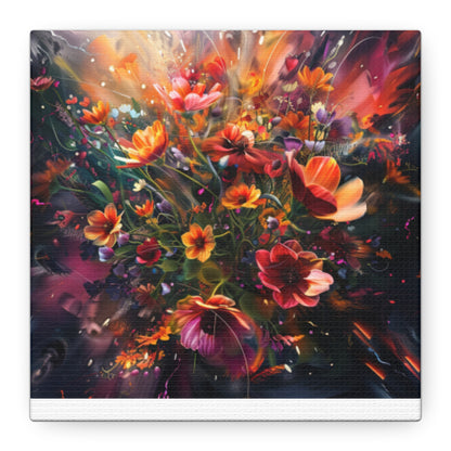 Flower Power Matte Canvas, Stretched, 1.25"