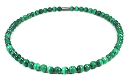Malachite Crystal Necklace for Men & Women | Genuine Gemstone Jewelry | Handmade in USA by Master Shaman
