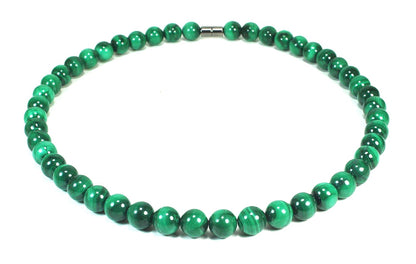 Malachite Crystal Necklace for Men & Women | Genuine Gemstone Jewelry | Handmade in USA by Master Shaman