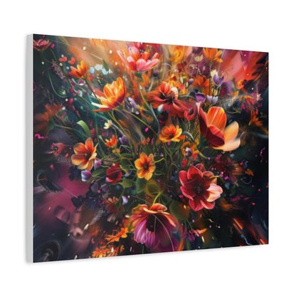 Flower Power Matte Canvas, Stretched, 1.25"