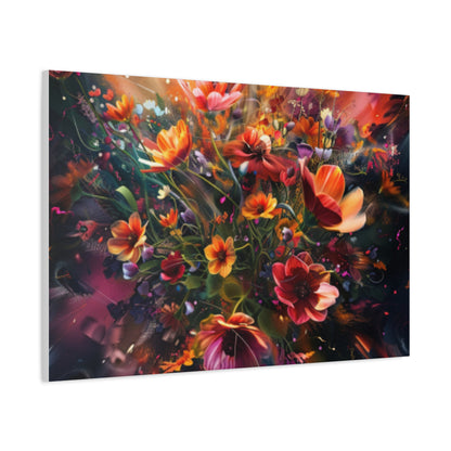 Flower Power Matte Canvas, Stretched, 1.25"