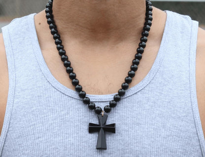 AurasbyOsiris Multistone Crystal Necklaces - Mens Jewlery - Womens Fashion - Gemstones for Protection and Healing Beaded Neckless Costume Jewelry