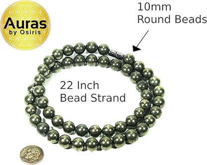 Handmade Pyrite Necklace for Men & Women – Gemstone Jewelry for Protection, Prosperity & Confidence