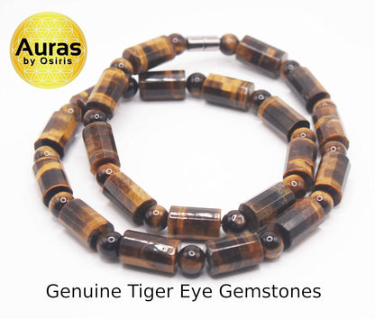 Auras by Osiris Tribal Boho Gemstone Necklace – Healing, Grounding & Protection Jewelry for Men & Women