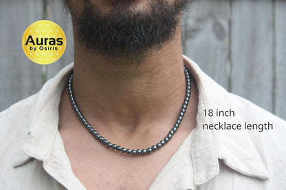 Healing Crystal Jewelry for Men/Women Protection Stone Necklaces Genuine Gemstones 6mm/8mm/10mm Beads 16/18/20/22 Inch Strand
