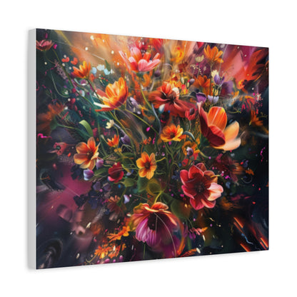 Flower Power Matte Canvas, Stretched, 1.25"