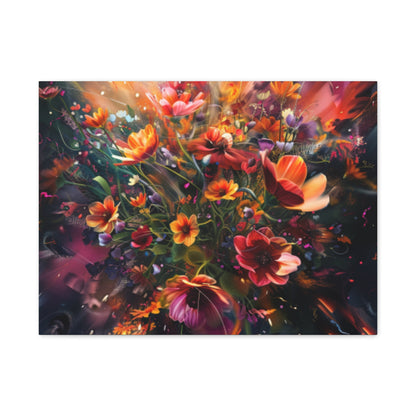 Flower Power Matte Canvas, Stretched, 1.25"