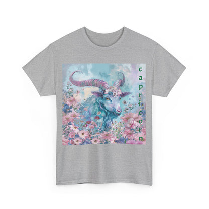 Zodiac Capricorn Unisex Heavy Cotton Tee