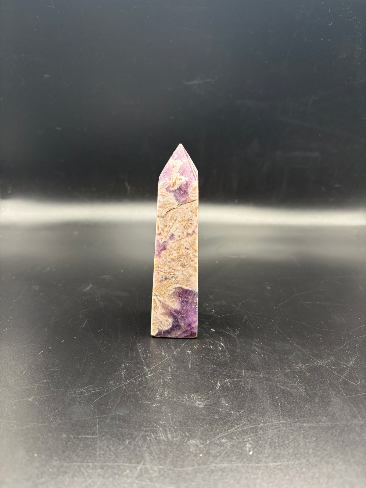 Amethyst Crystal Tower 150g (4 Inch) – Natural Healing Crystal for Meditation, Calmness, Spiritual Growth & Home Decor