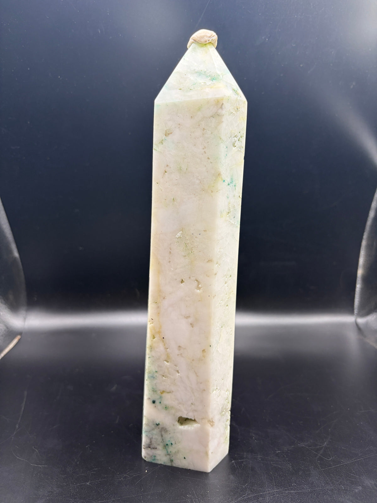 Phoenix Stone Crystal Tower 1700g (10.5 Inch) – Large Polished Healing Crystal for Transformation, Meditation, Reiki & Home Decor