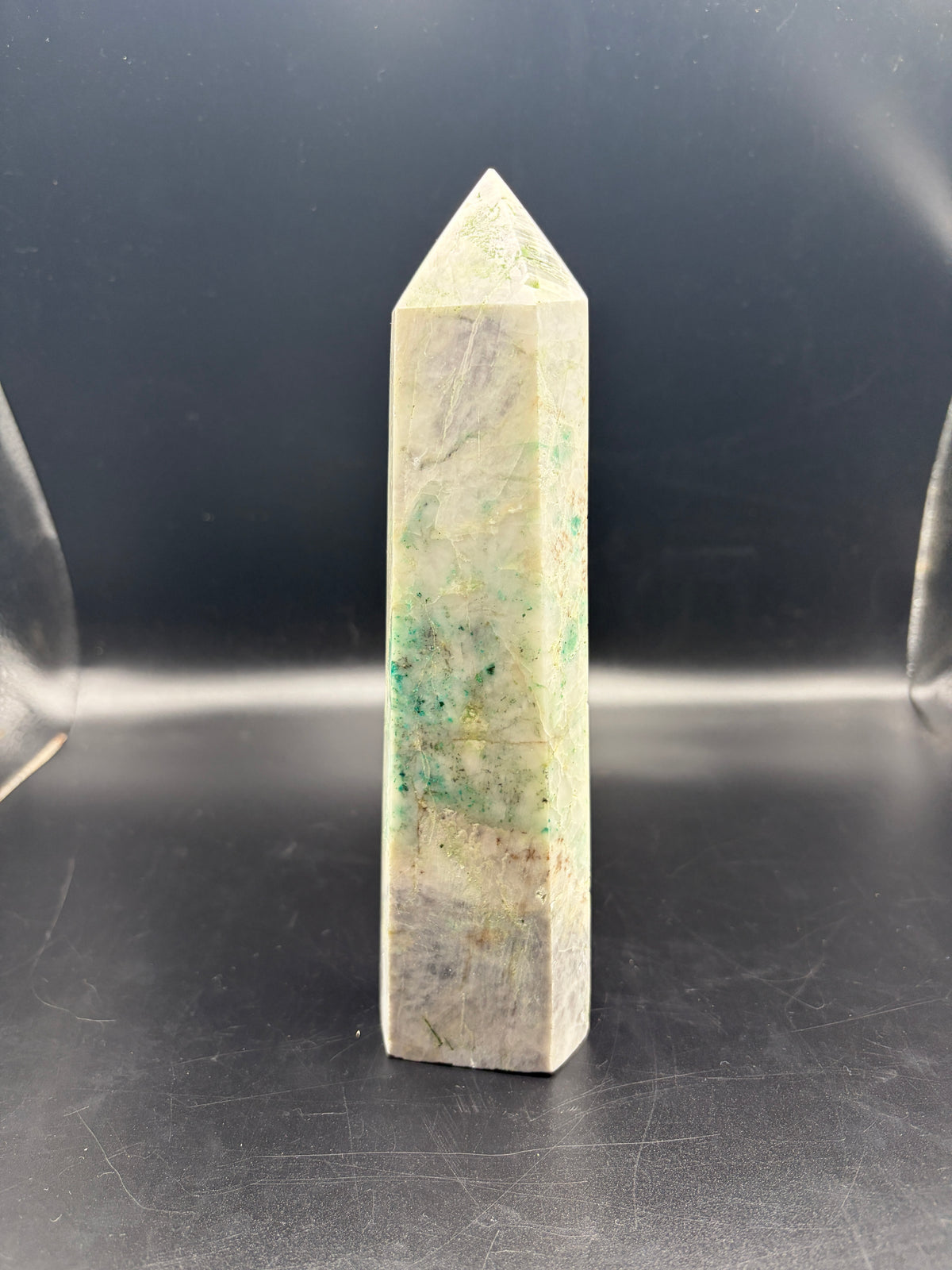 Phoenix Stone Crystal Tower 755g (8 Inch) – Natural Healing Crystal for Meditation, Reiki, Transformation & Home Decor