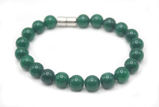 6mm Green jade Bracelet - For Abundance & Wealth Manifestation