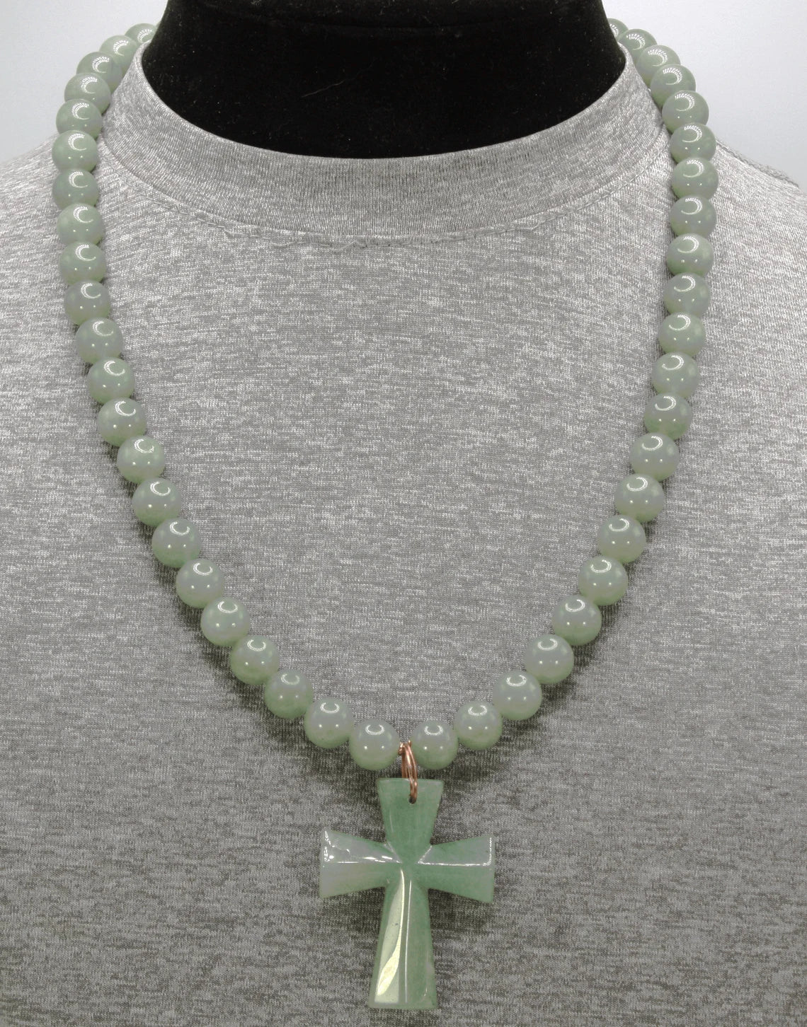 Genuine Aventurine Pendant Necklace - Gift for Men/Woman - Spiritual Accessories - Religious Symbol