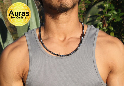 Hematite and Obsidian Necklace - The Ultimate Grounding and Protective Talisman