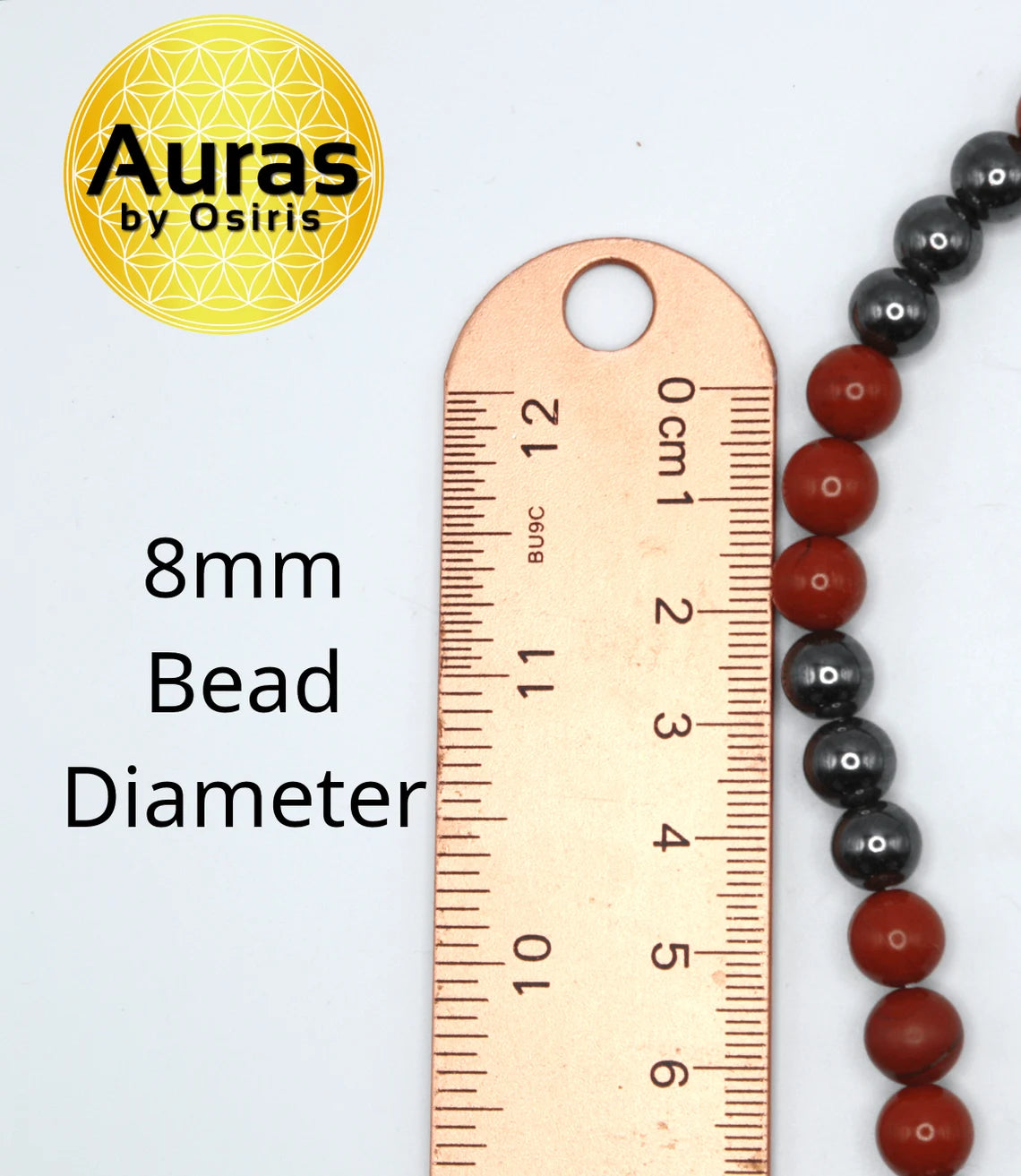 Red Jasper and Hematite Necklace - Gemstone Jewelry for Men/Women - Vitality and Grounding Embrace