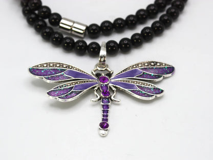 Dragonfly Necklace - Mosquito Repellant Jewelry