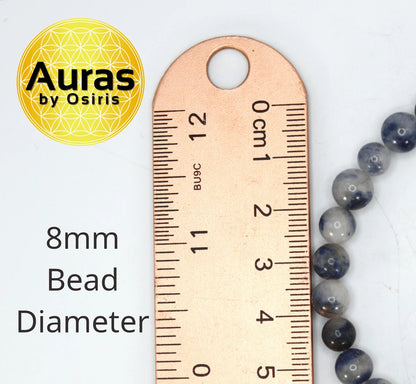 Oceanic Mind: Dumortierite Bracelet - The Beacon of Intellectual Clarity