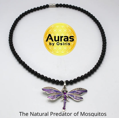 Dragonfly Necklace - Mosquito Repellant Jewelry