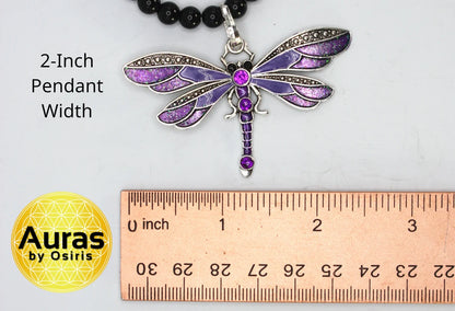 Dragonfly Necklace - Mosquito Repellant Jewelry