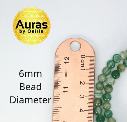 Lush Harmony: Green Agate Necklace - Whisper of the Forest