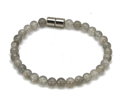 Midnight Mystique: Black Moonstone Bracelet - A Whisper of Lunar Secrets