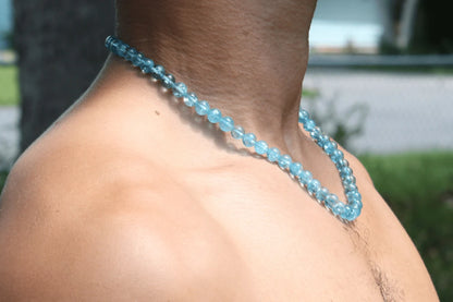 Luminous Grace Topaz Necklace – Handmade Gemstone Jewelry for Clarity, Abundance & Success