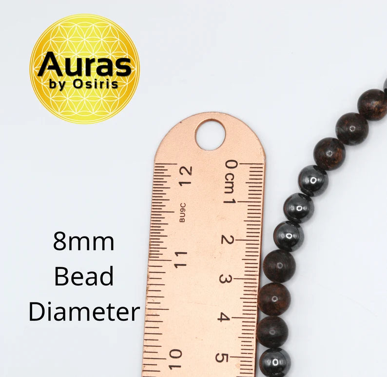Bronzite and Hematite Necklace - A Shield of Confidence and Grounding