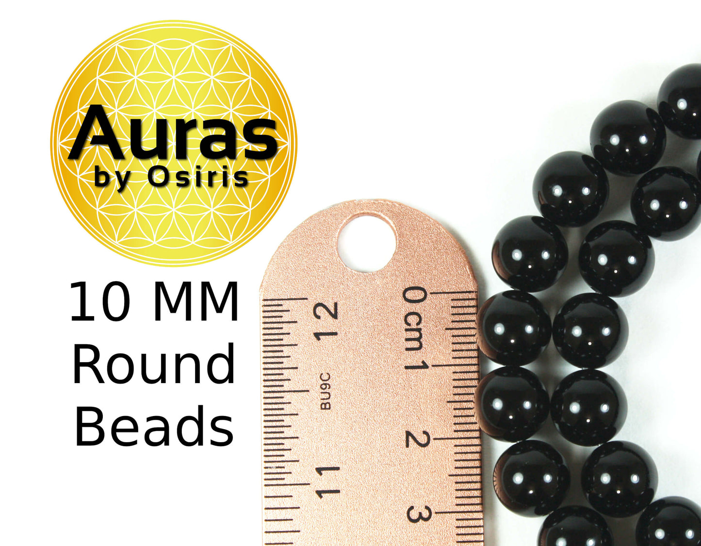 Black Onyx Necklace (10mm Medium Beads)