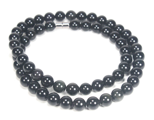 Obsidian Crystal Necklace