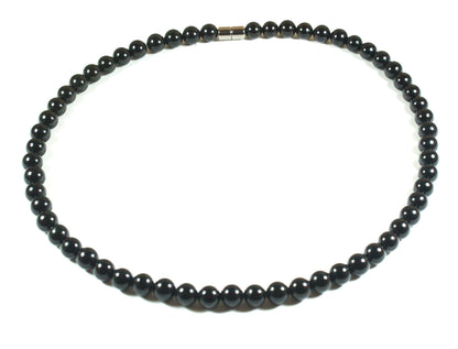 30-Inch Black Onyx Necklace – 10mm AAA Grade Genuine Gemstone Beads for Men & Women