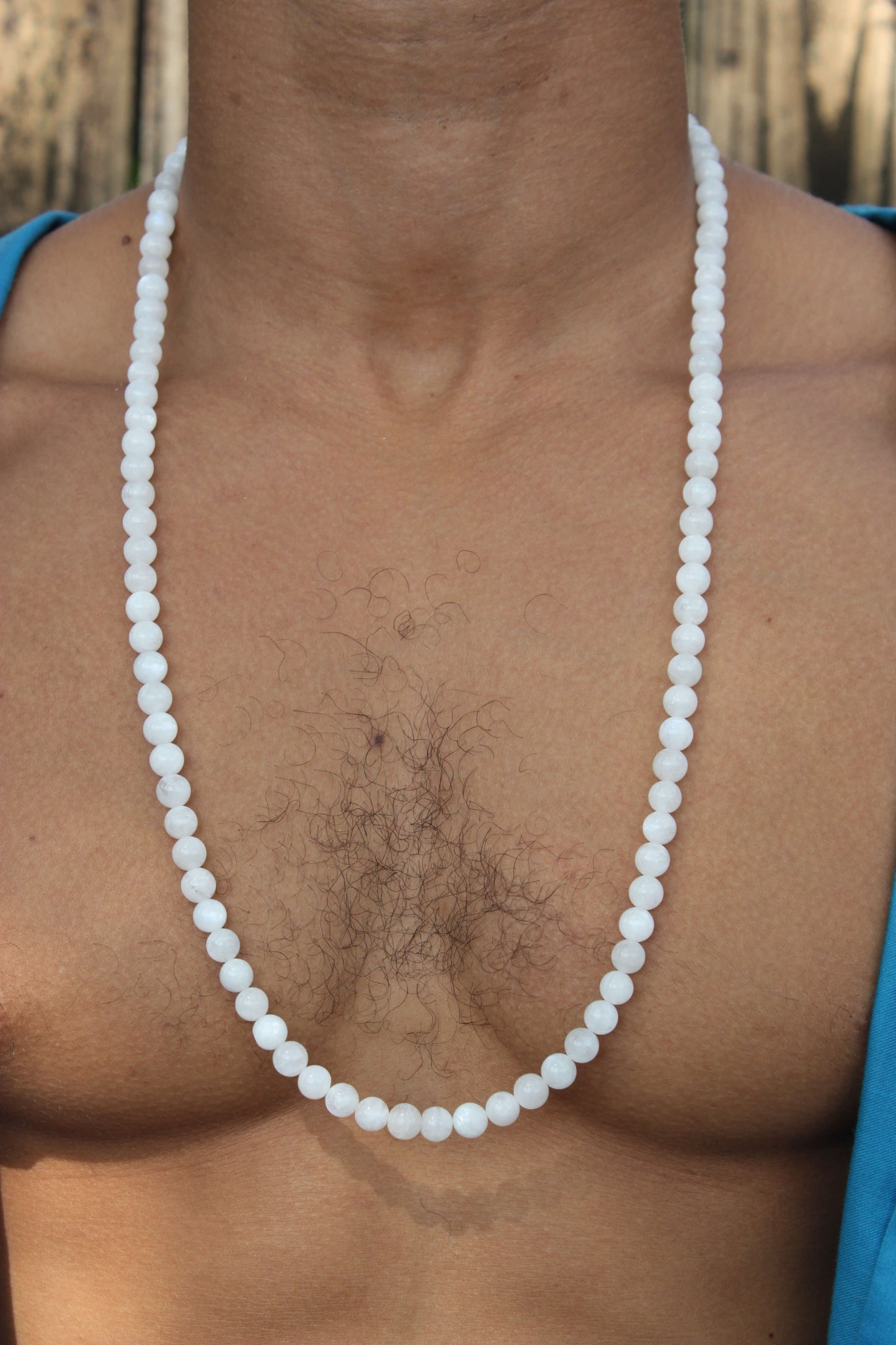 Moonstone Necklace (8mm Medium Beads)
