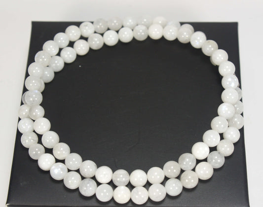 Moonstone Necklace (6mm Small Beads)