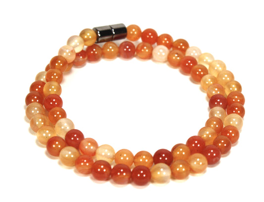 Carnelian Necklace (6mm Small Beads)