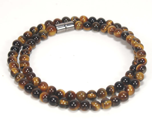 Tiger Eye Necklace (6mm Small Beads)